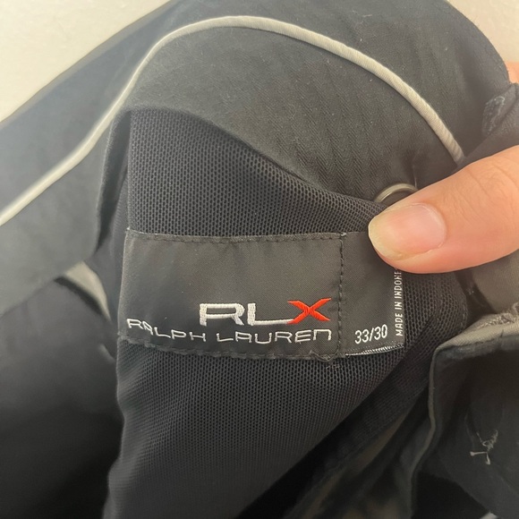 RLX Ralph Lauren black performance pants size 33x30 - Picture 6 of 6